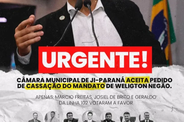 Aceito Pedido de Abertura de CPI Contra o Vereador Welingtom Fonseca