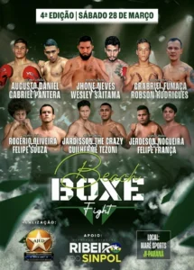 Beach Boxing Fight chega à 4ª edição em Ji-Paraná com disputas de cinturão e desafio internacional Cuba vs Venezuela